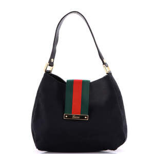 Gucci New Ladies Web Hobo Gg Canvas #239001G11B